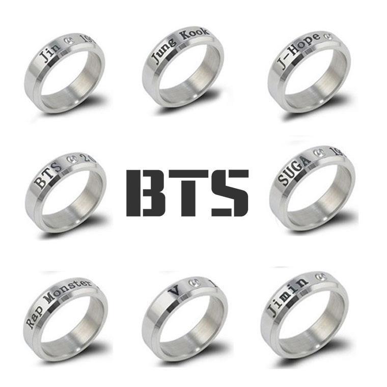 BTS Sterling Silver Ring
