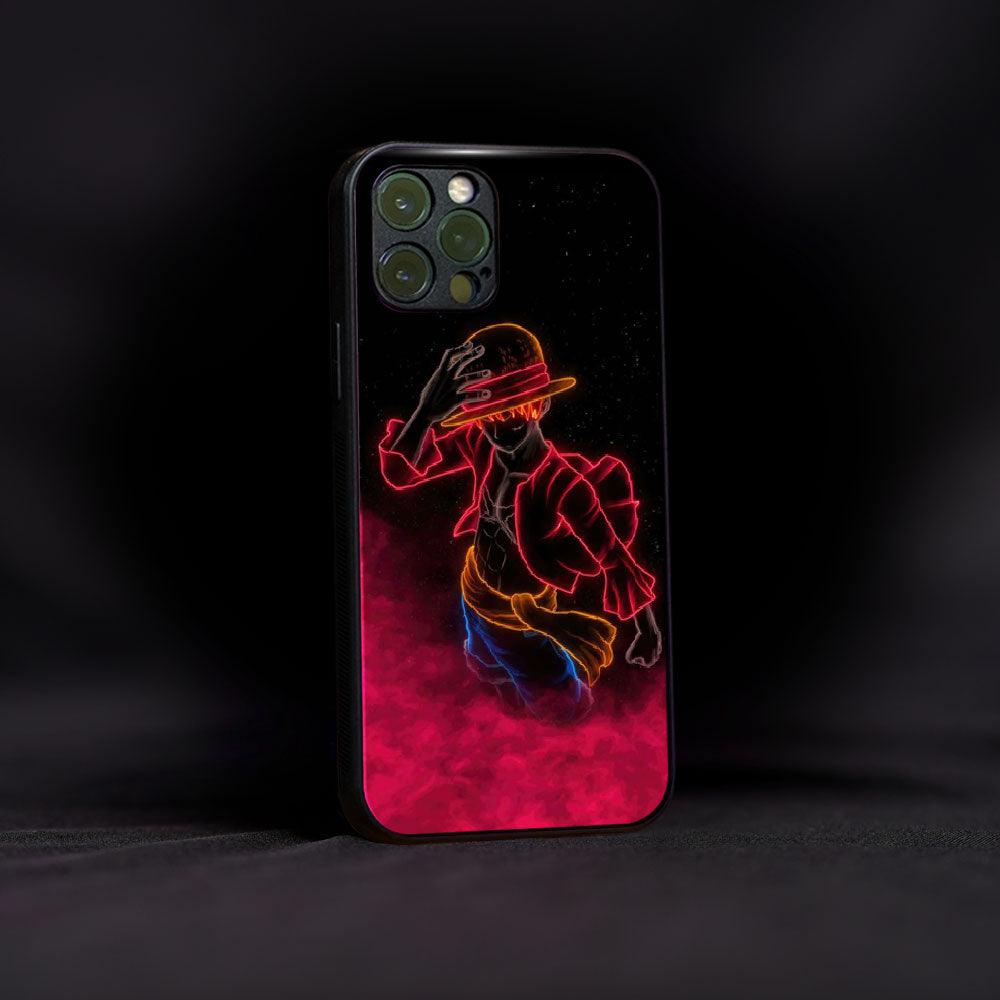 Monkey D Luffy Vibrant Glass Case - Luckanime