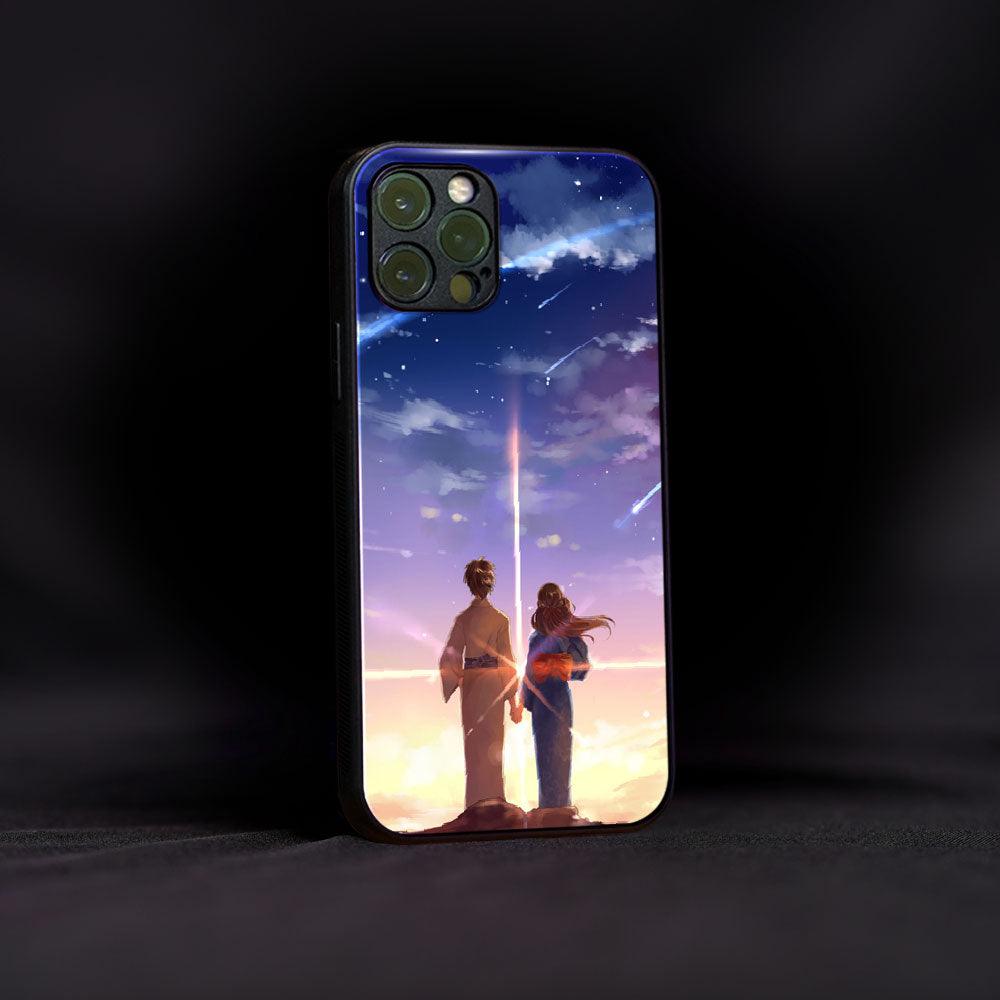 Couple Watching Glass Case - Luckanime