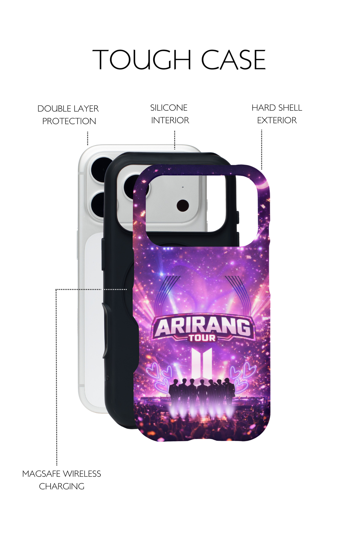 Exclusive BTS ARIRANG K-pop Concert Phone Case
