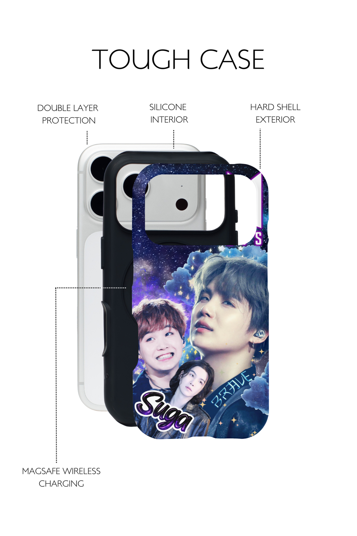 BTS Suga iPhone Case for ARMY Fans