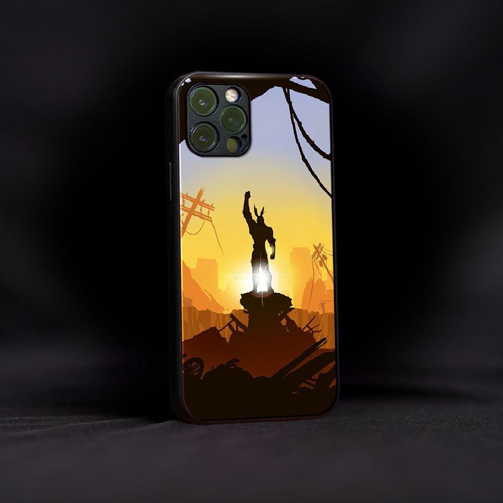 All Might Poster Glass Case - Luckanime