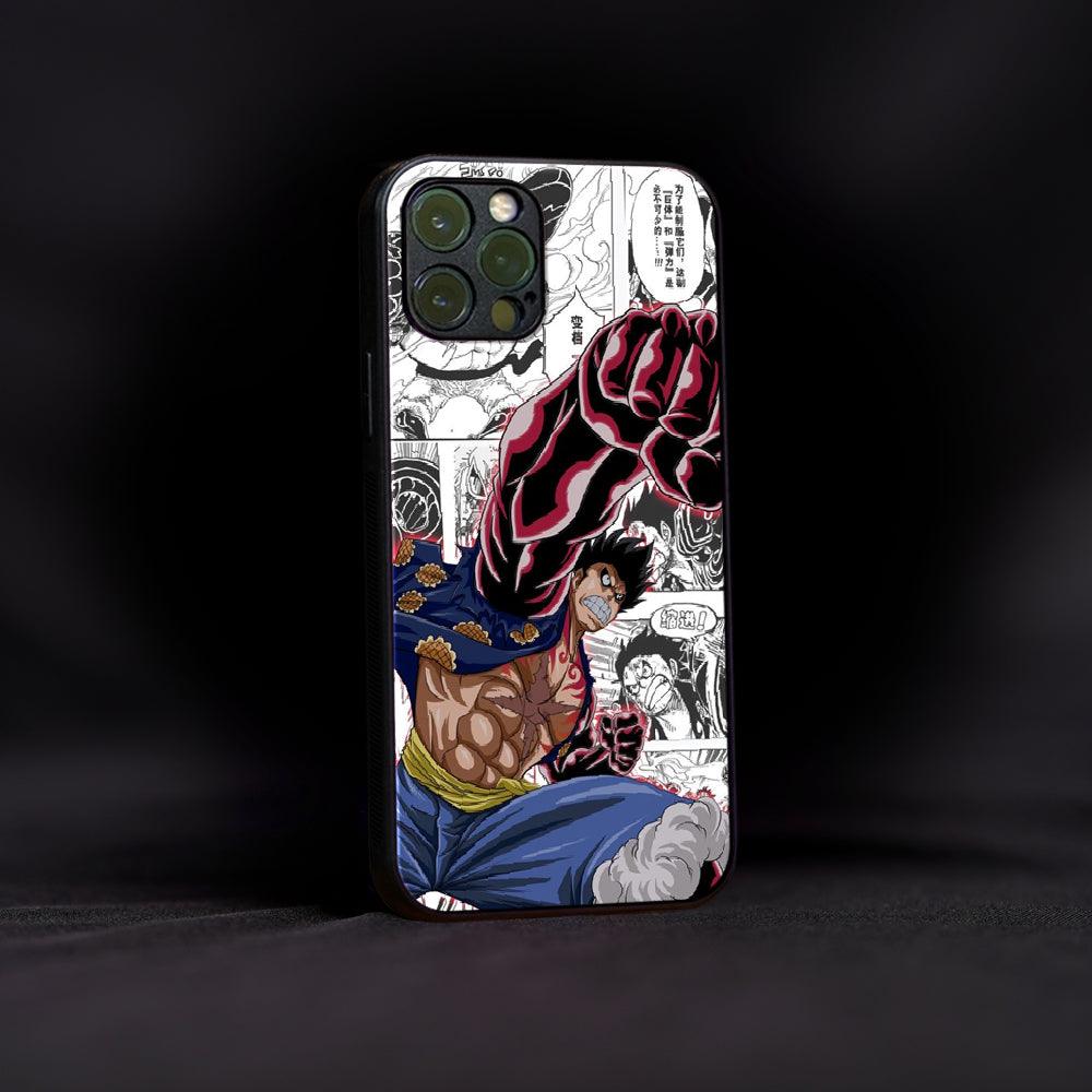 One Piece Luffy Gear 4 Glass Case - Luckanime