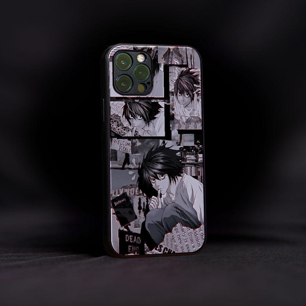 L Collage Glass Case - Luckanime