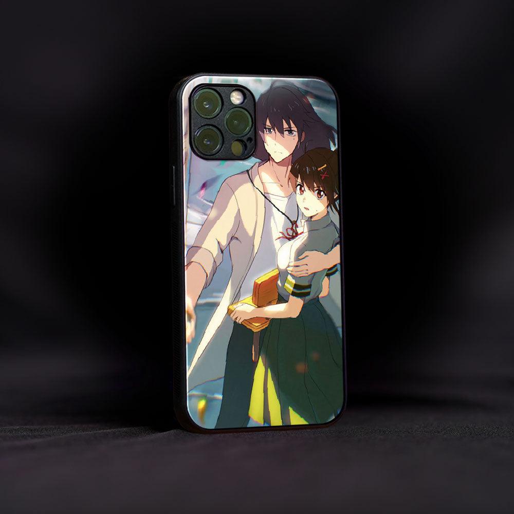 Suzume Couple Poster Glass Case - Luckanime