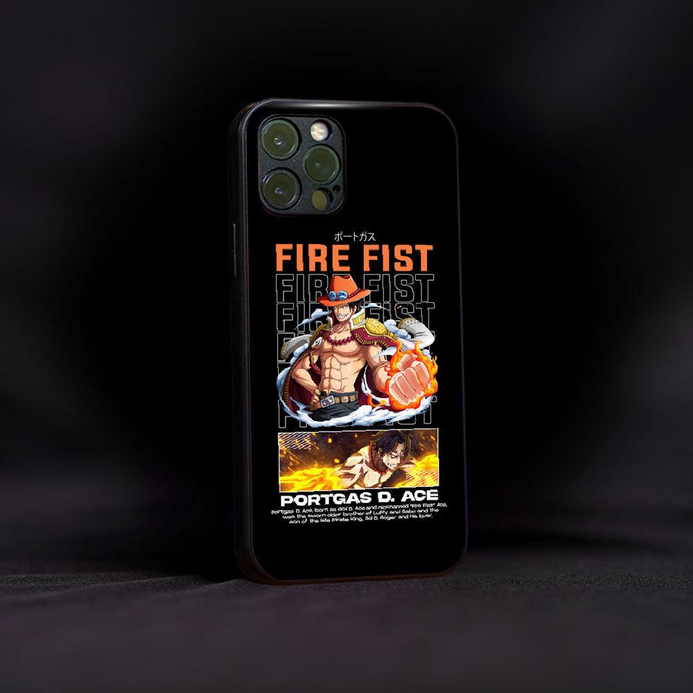 Fire Fist Glass Case - Luckanime