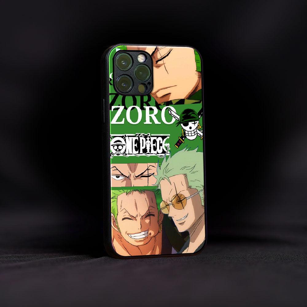 Zoro Collage Glass Case - Luckanime