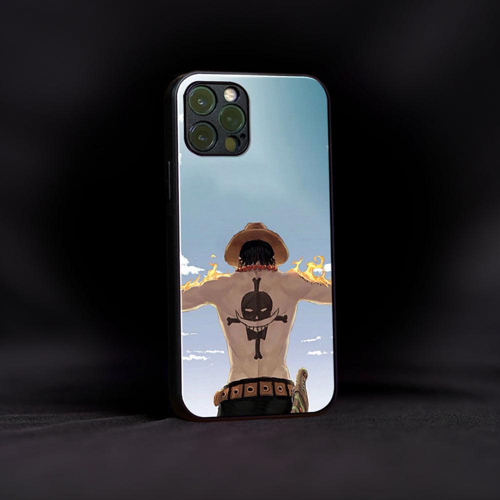 One Piece Ace Glass Case - Luckanime