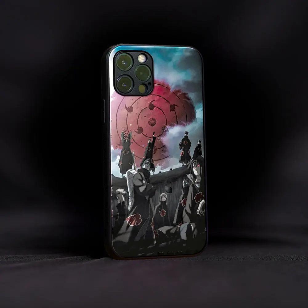 Akatsuki Naruto Anime Glass Case - Luckanime