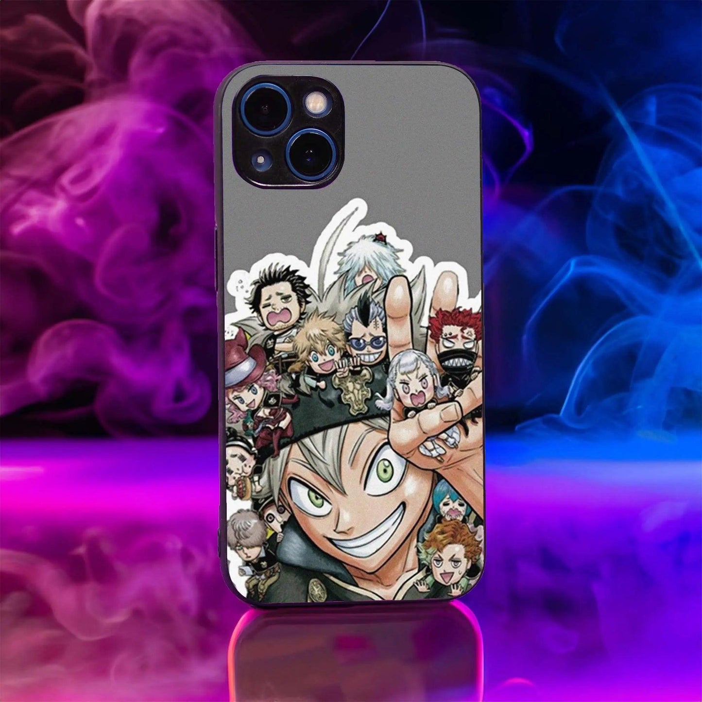 Black Clover Asta Sticker Case - Luckanime