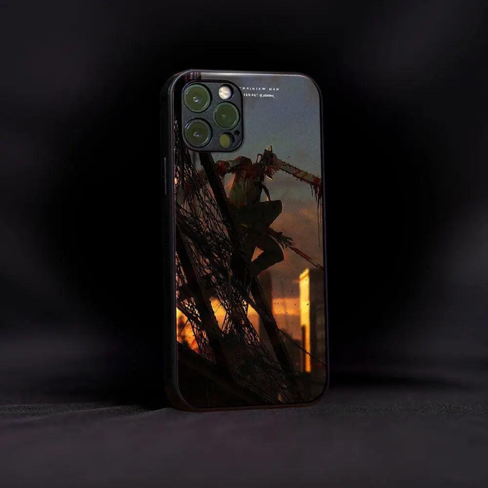 Chainsaw Man Anime Glass Case - Luckanime