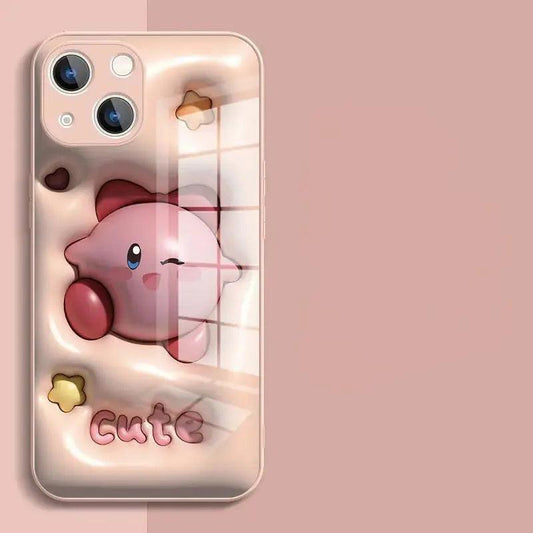 Concave-convex tempered glass 3D mobile phone case - Luckanime