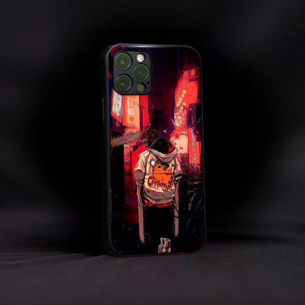 Denji Chainsaw Man Glass Case - Luckanime