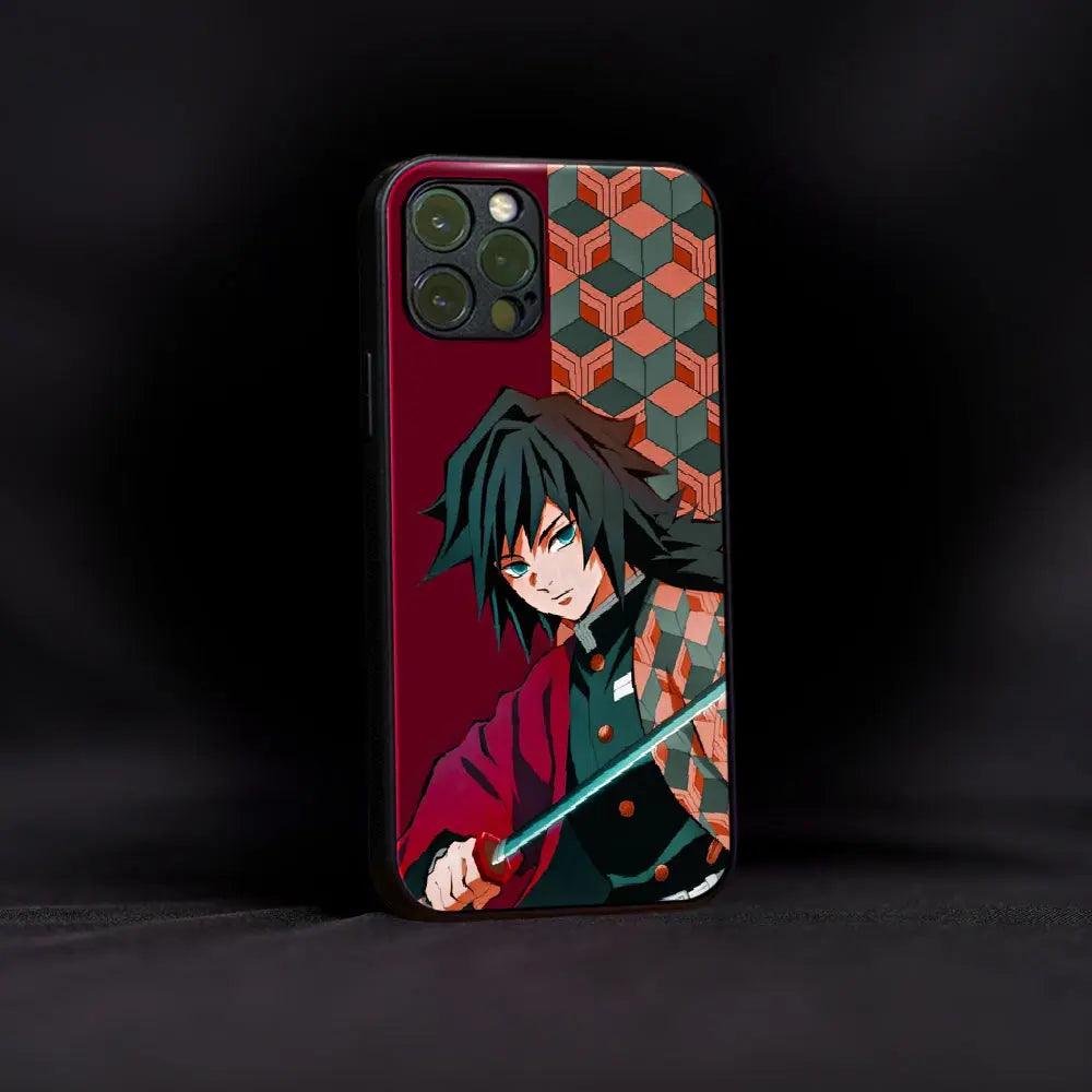 Giyu Tomioka Anime Glass Case - Luckanime