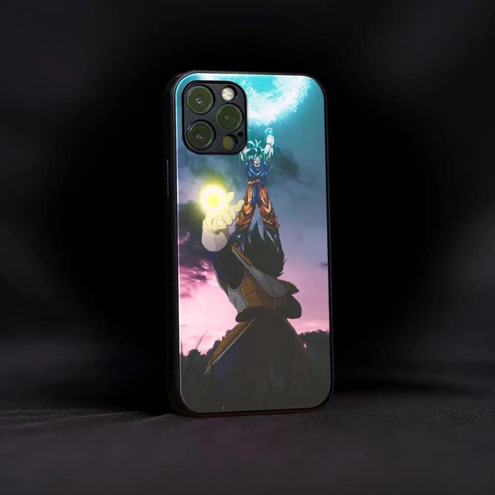 Goku Vs Vegeta Anime Glass Case - Luckanime