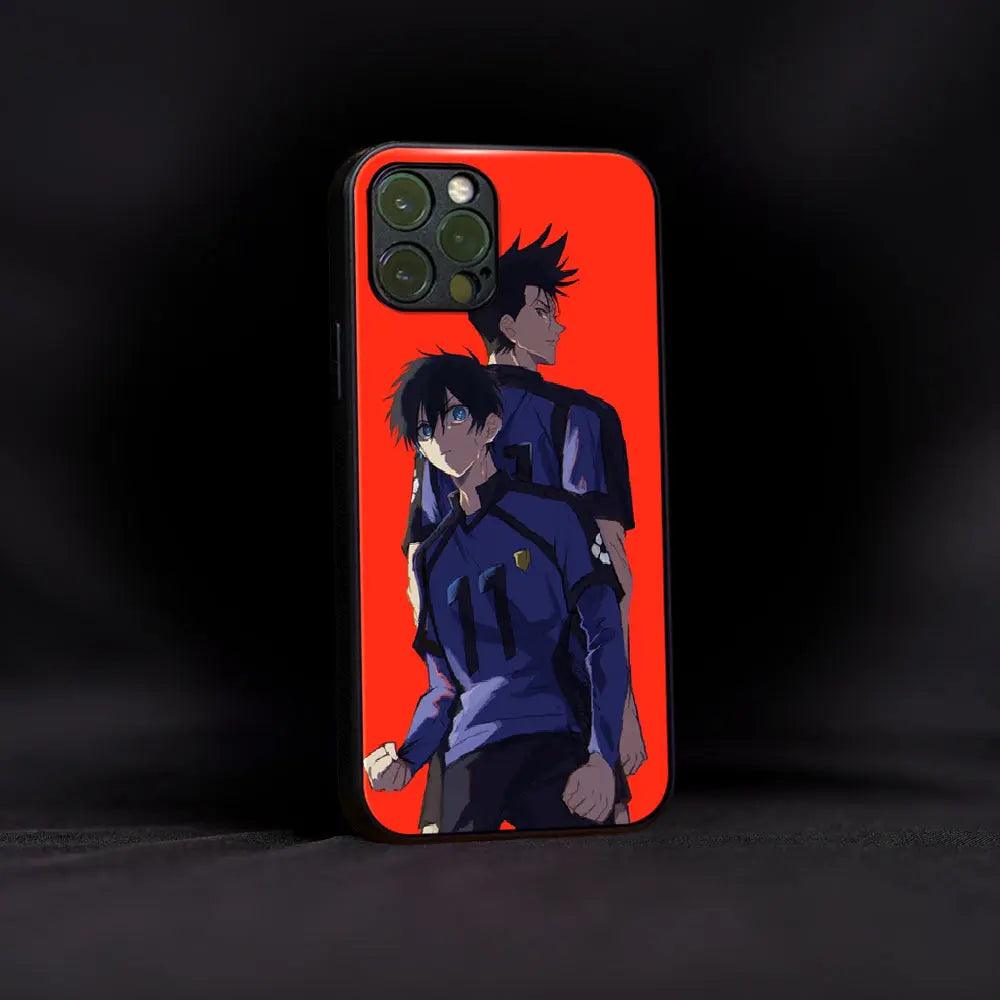 Isagi Yoichi and Itoshi Rin Glass Case - Luckanime