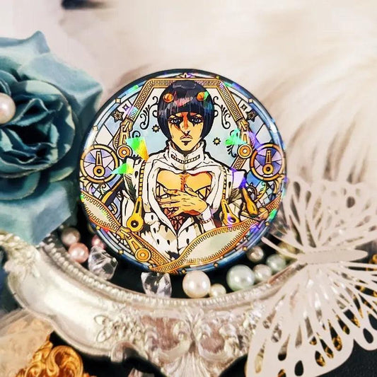JOJO's Bizarre Adventure Barji Giovanna Bucciarati Badge - Limited Edition - Luckanime