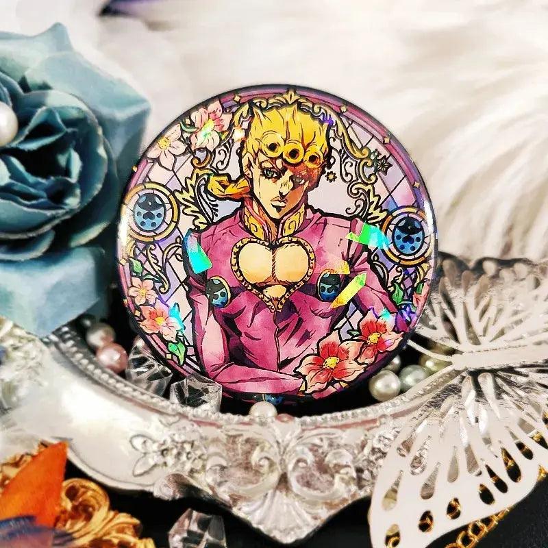 JOJO's Bizarre Adventure Barji Giovanna Bucciarati Badge - Limited Edition - Luckanime