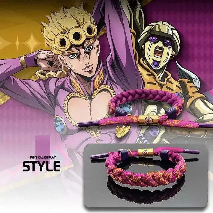 JOJO's Bizarre Adventure Giorno Giovanna Braided Bracelet - Luckanime
