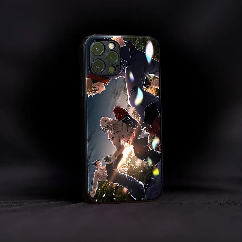 Jujutsu Kaisen Fight Scene Glass Case - Luckanime