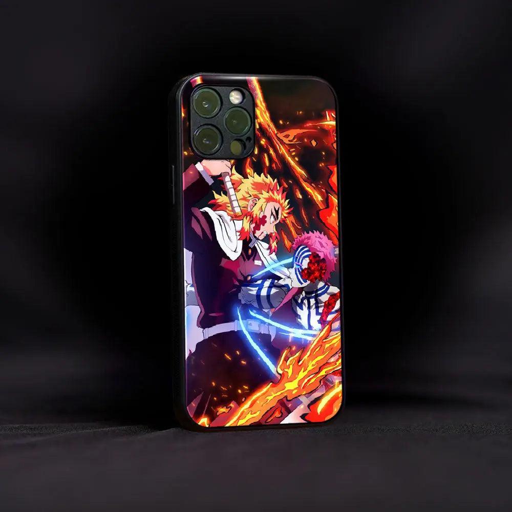 Kimetsu Vs Akaza Glass Case - Luckanime