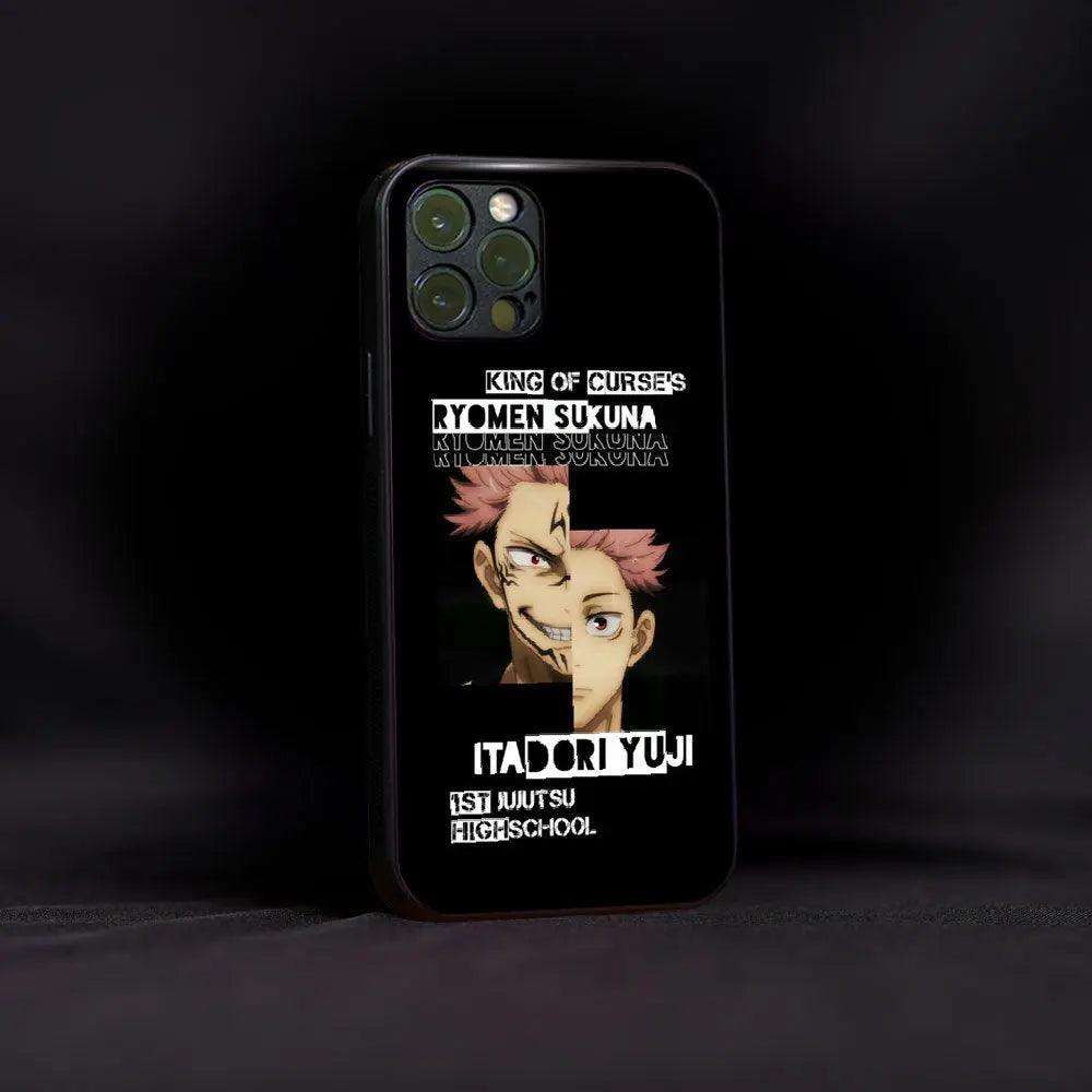 King Of Curse Glass Case - Luckanime