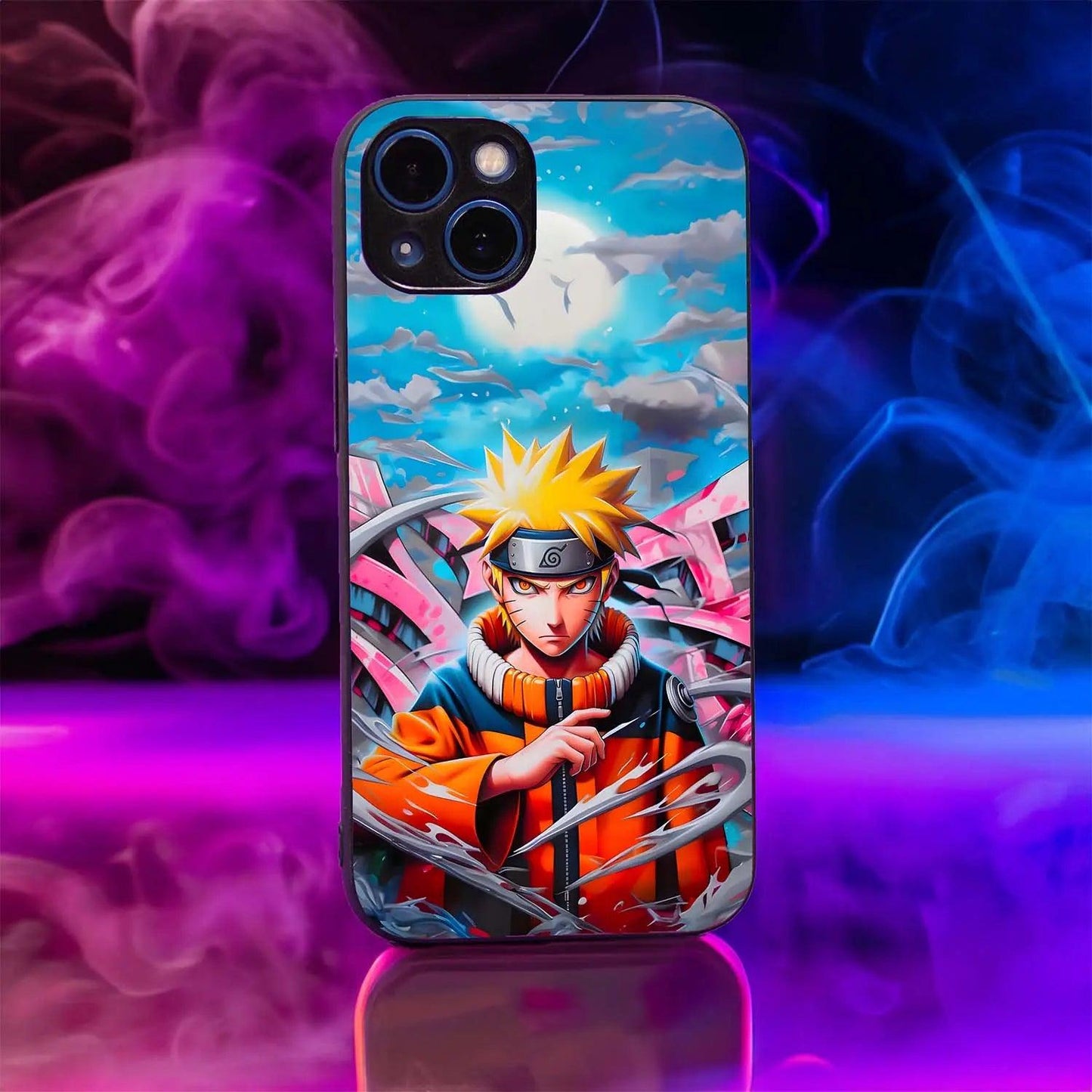 Kurama Vibrant Mode Glass Case - Luckanime