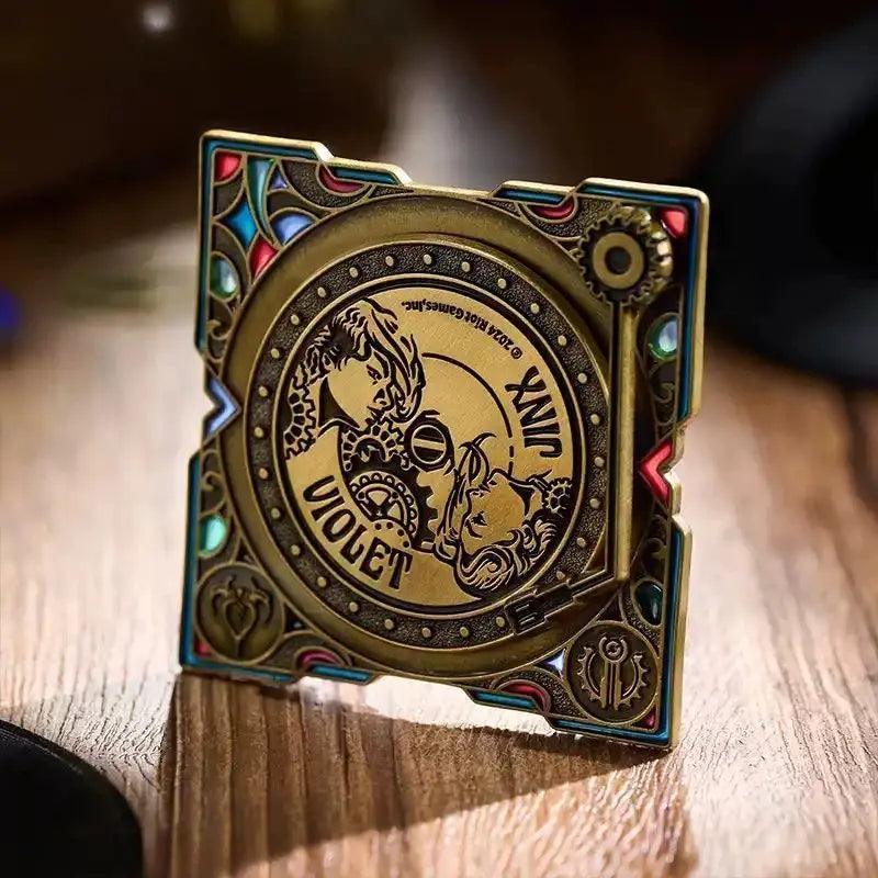 LOL Goods co-branded Twin Cities War rotatable record commemorative badge - Luckanime