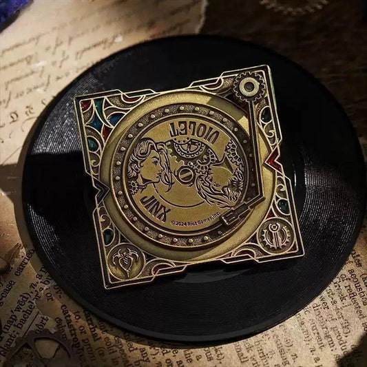 LOL Goods co-branded Twin Cities War rotatable record commemorative badge - Luckanime