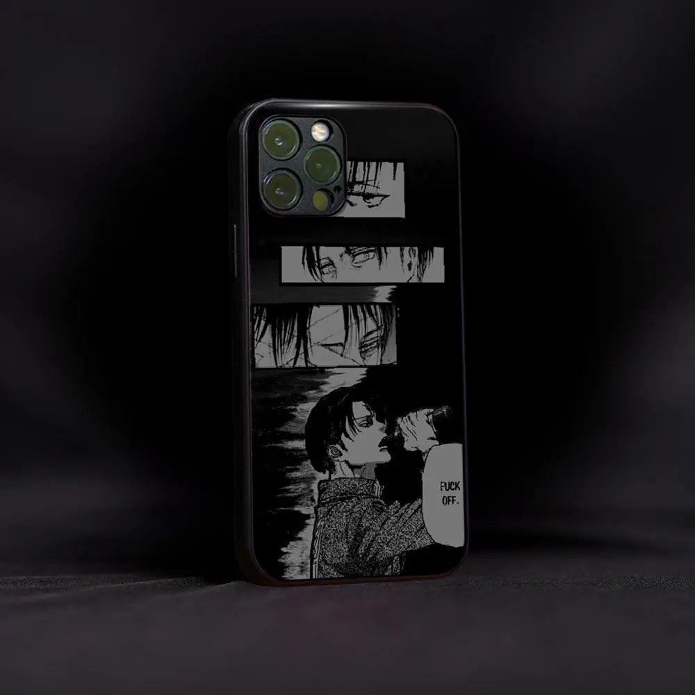 Levi Attack On Titans Glass Case - Luckanime