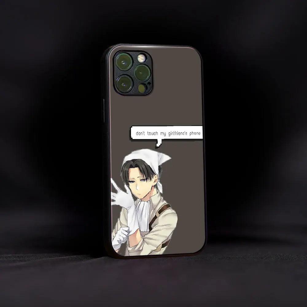 Levi Quote Print Glass Case - Luckanime