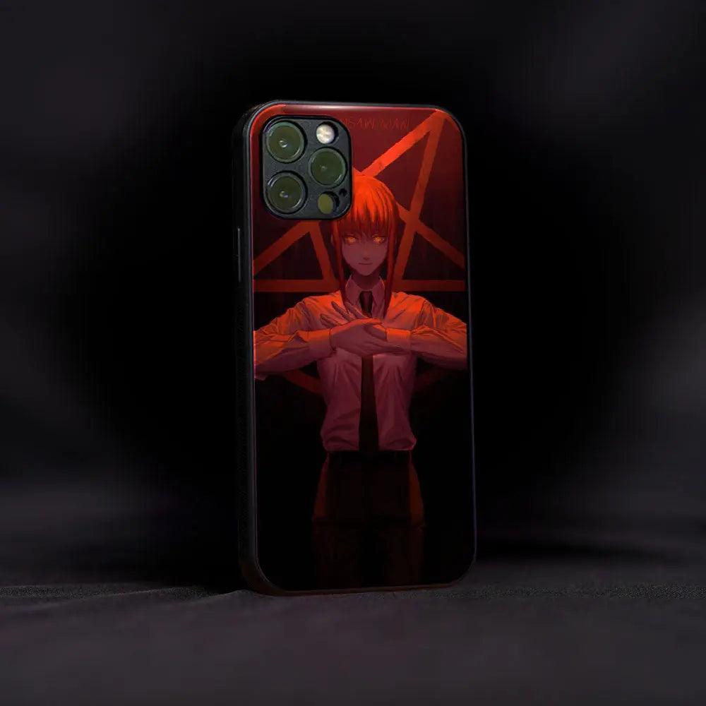 Makima Theme Glass Case - Luckanime