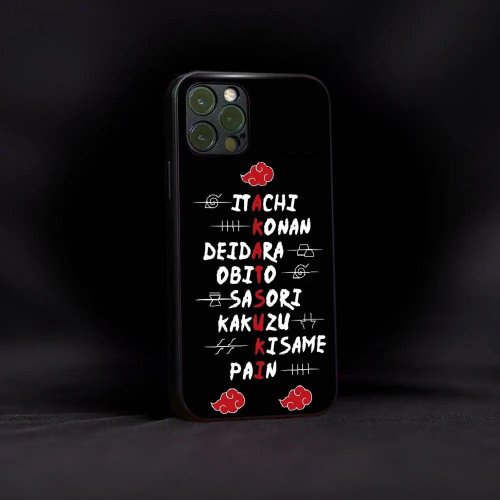 Naruto Anime Printed Glass Case - Luckanime