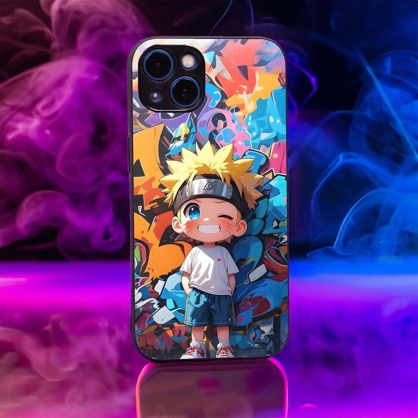 Naruto Chibi Glass Case - Luckanime