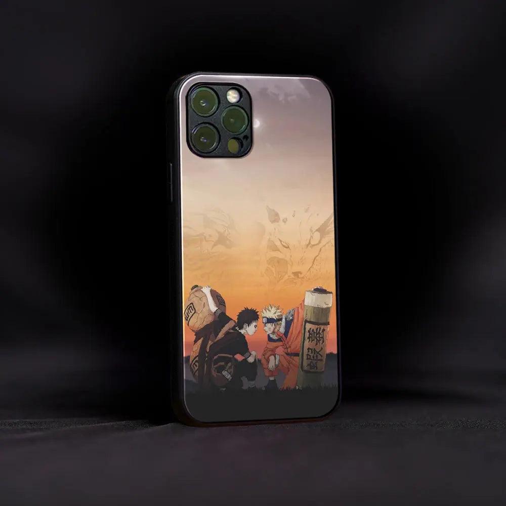 Naruto and Gaara Anime Glass Case - Luckanime