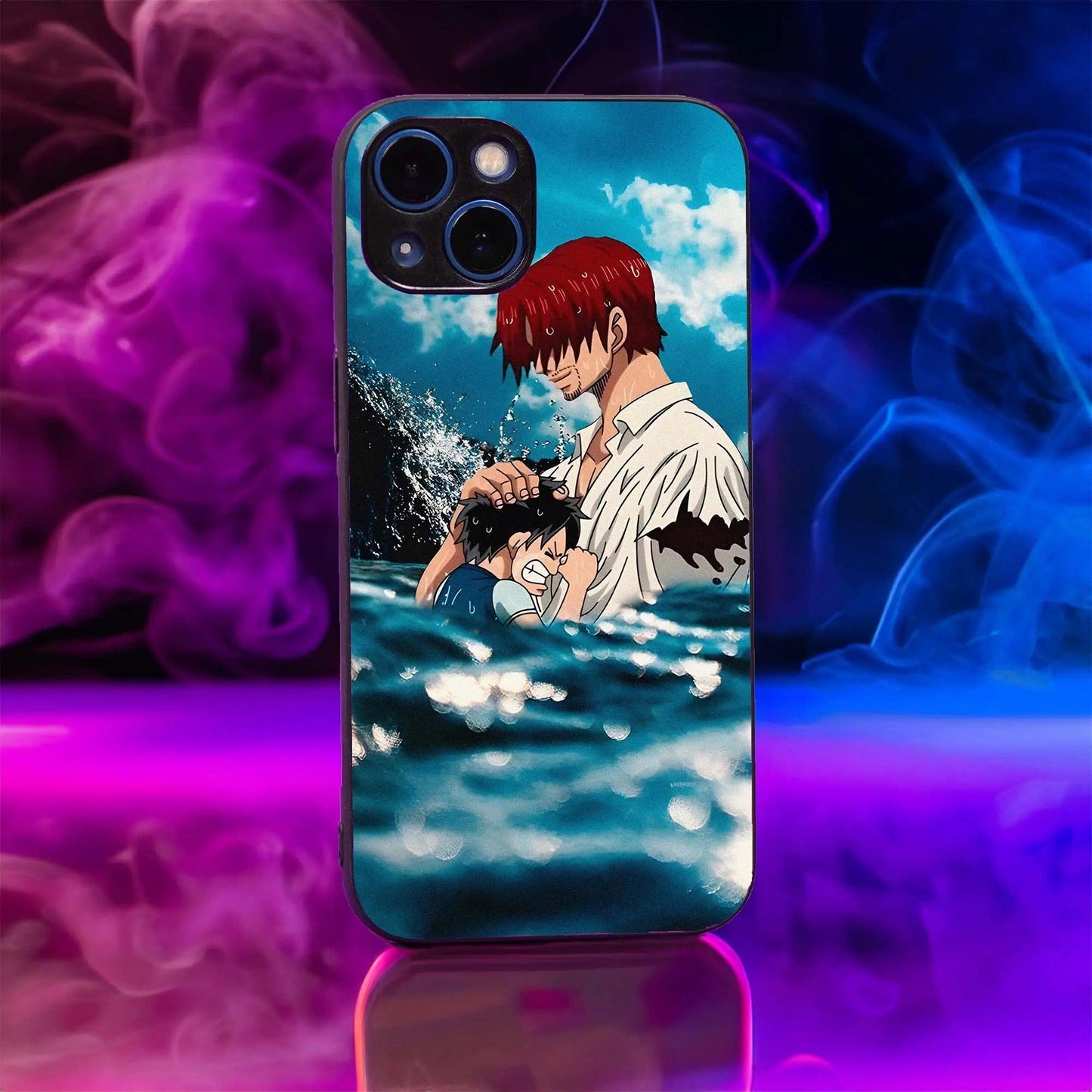 One Piece Shanks and Luffy Case - Luckanime