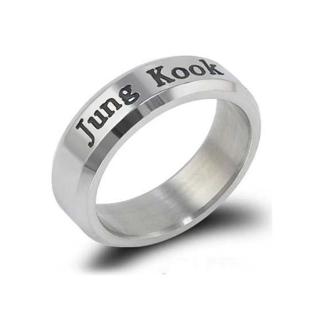 BTS Sterling Silver Ring