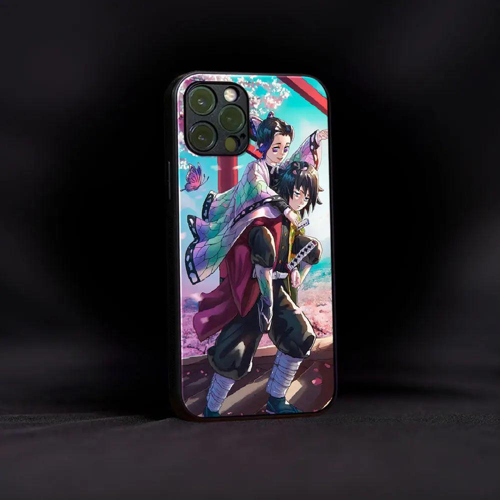 Shinobu and Giyu Glass Case - Luckanime