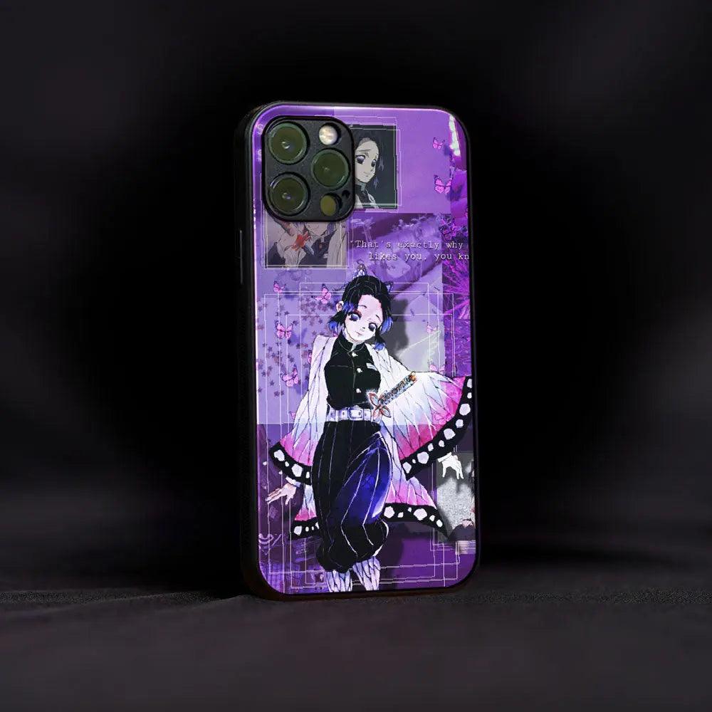 Shinobu the beauty Glass Case - Luckanime