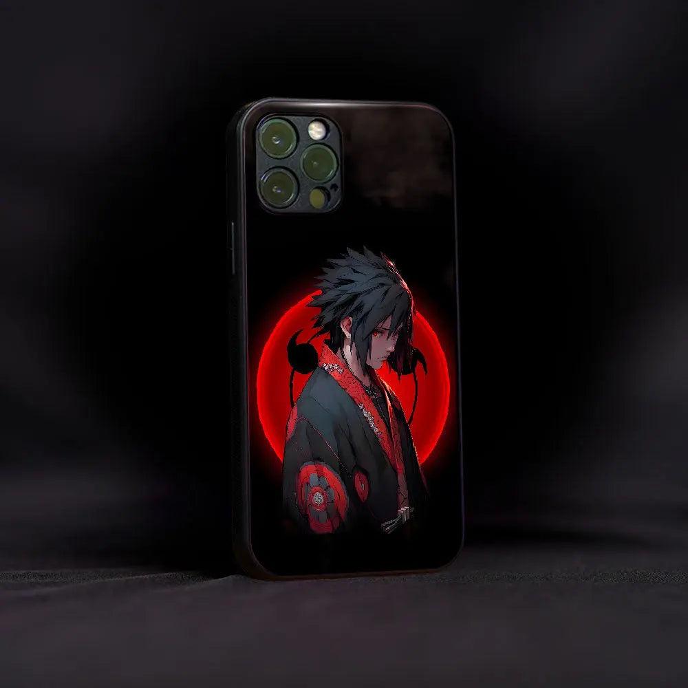 Strongest Uchiha Sasuke Glass Case - Luckanime
