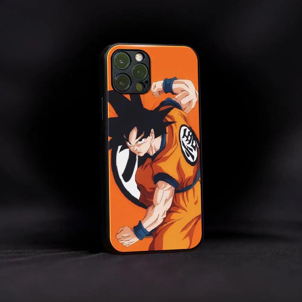 Super Saiyan Goku Anime Glass Case - Luckanime