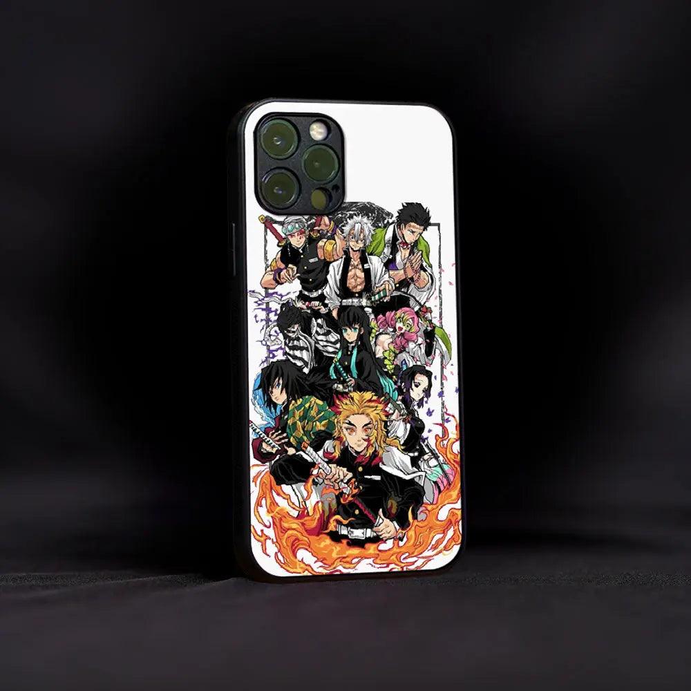 The Gang Demon Slayer Glass Case - Luckanime