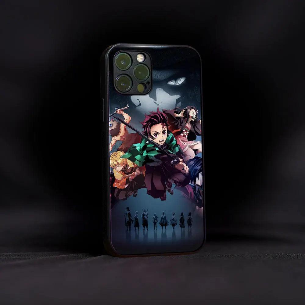 Trendy Demon Slayer Glass Case - Luckanime