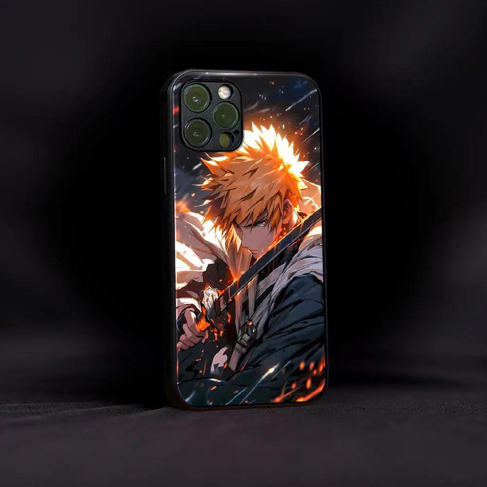 Wrath Of Ichigo Vibrant Glass Case - Luckanime