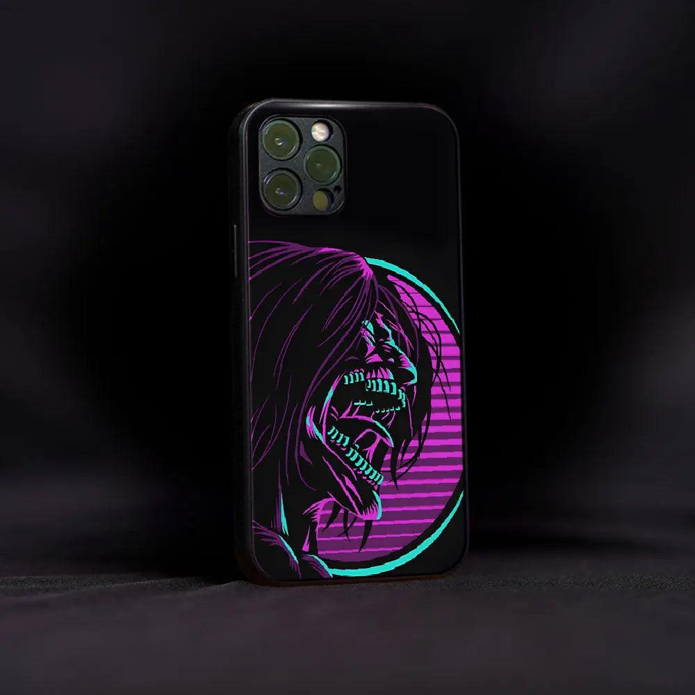 Wrath of Eren Vibrant Glass Case - Luckanime