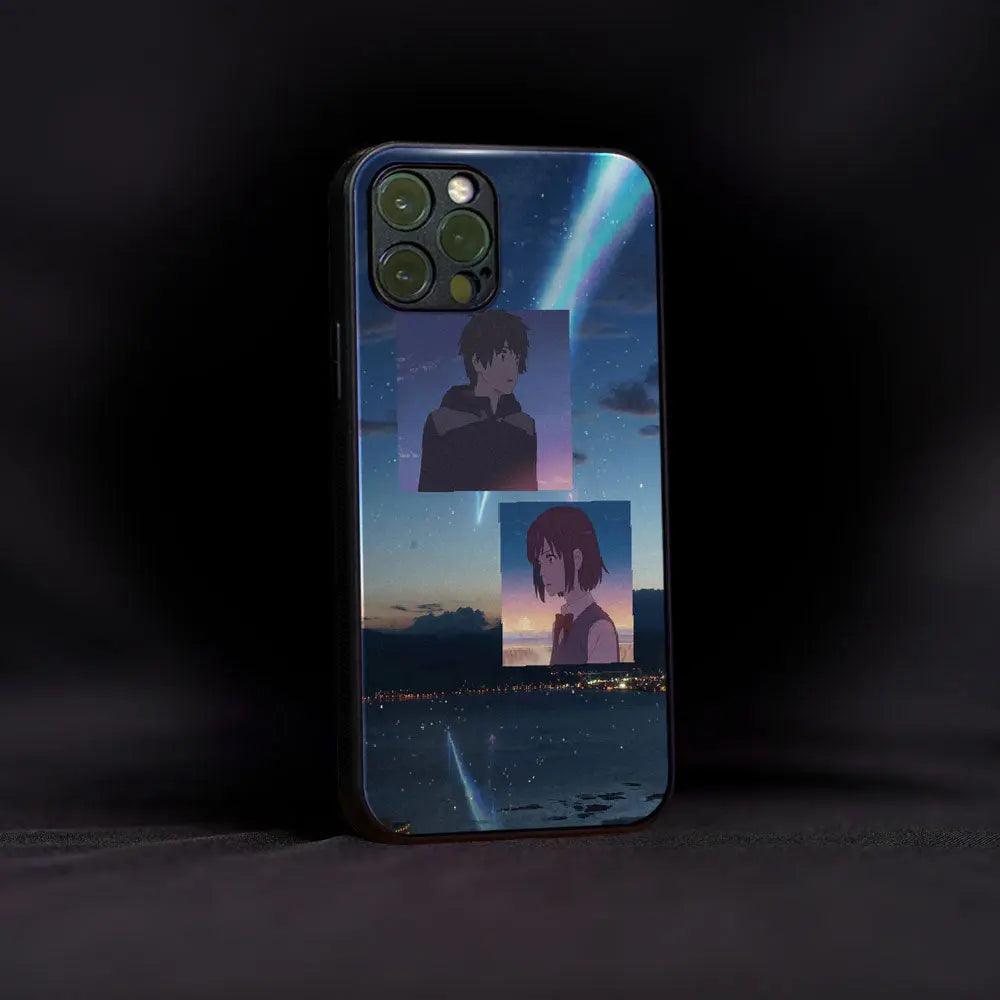 Your Name Aesthetic Glass Case - Luckanime