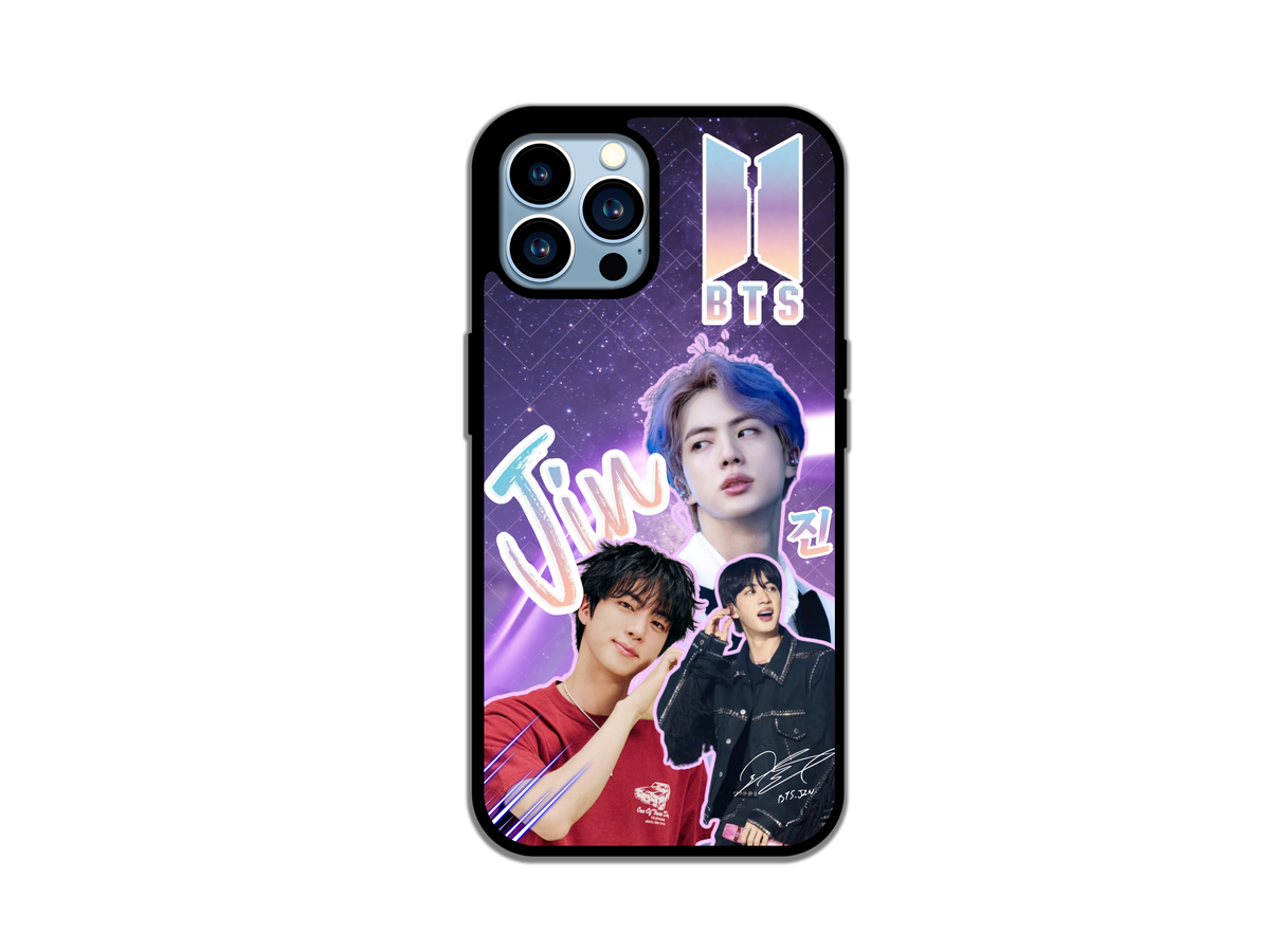 BTS Jin iPhone Case – Purple Galaxy K‑Pop Phone Cover for ARMY