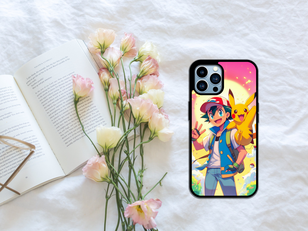 Ash Ketchup & Pikachu Phone Case