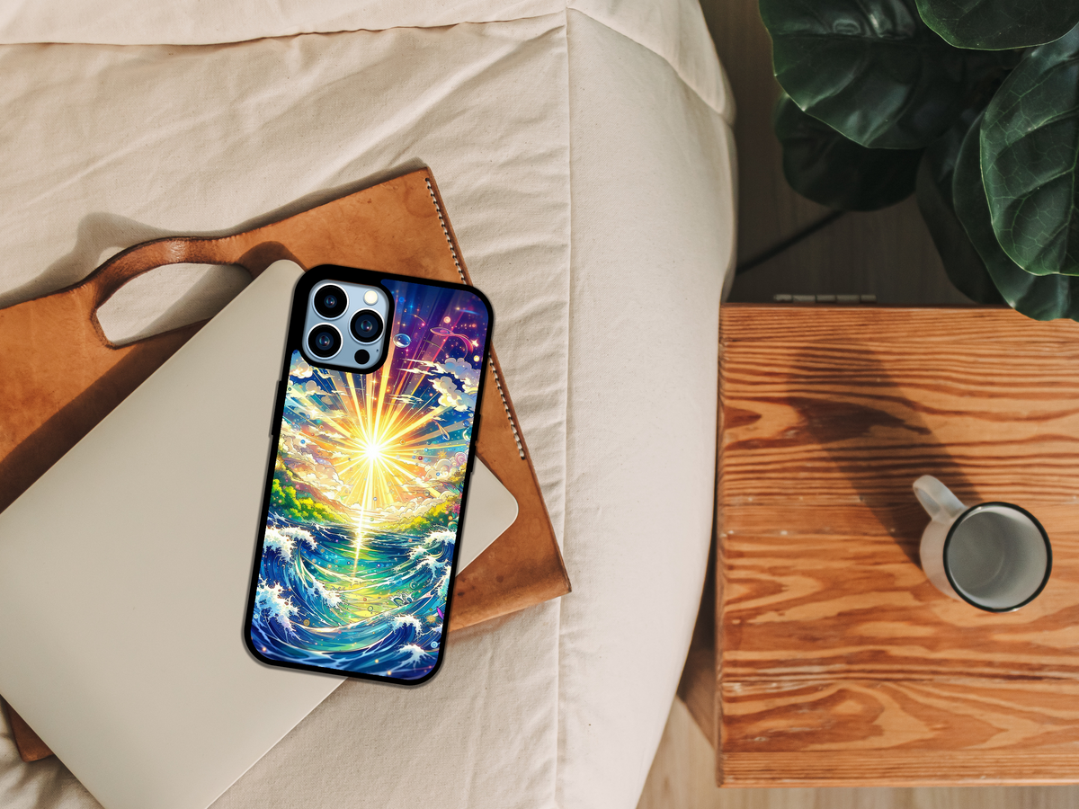 Solar Surge – Cosmic Ocean Phone Case