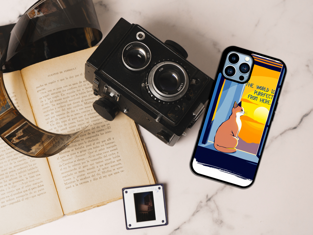 The World is Purrfect from Here Phone Case